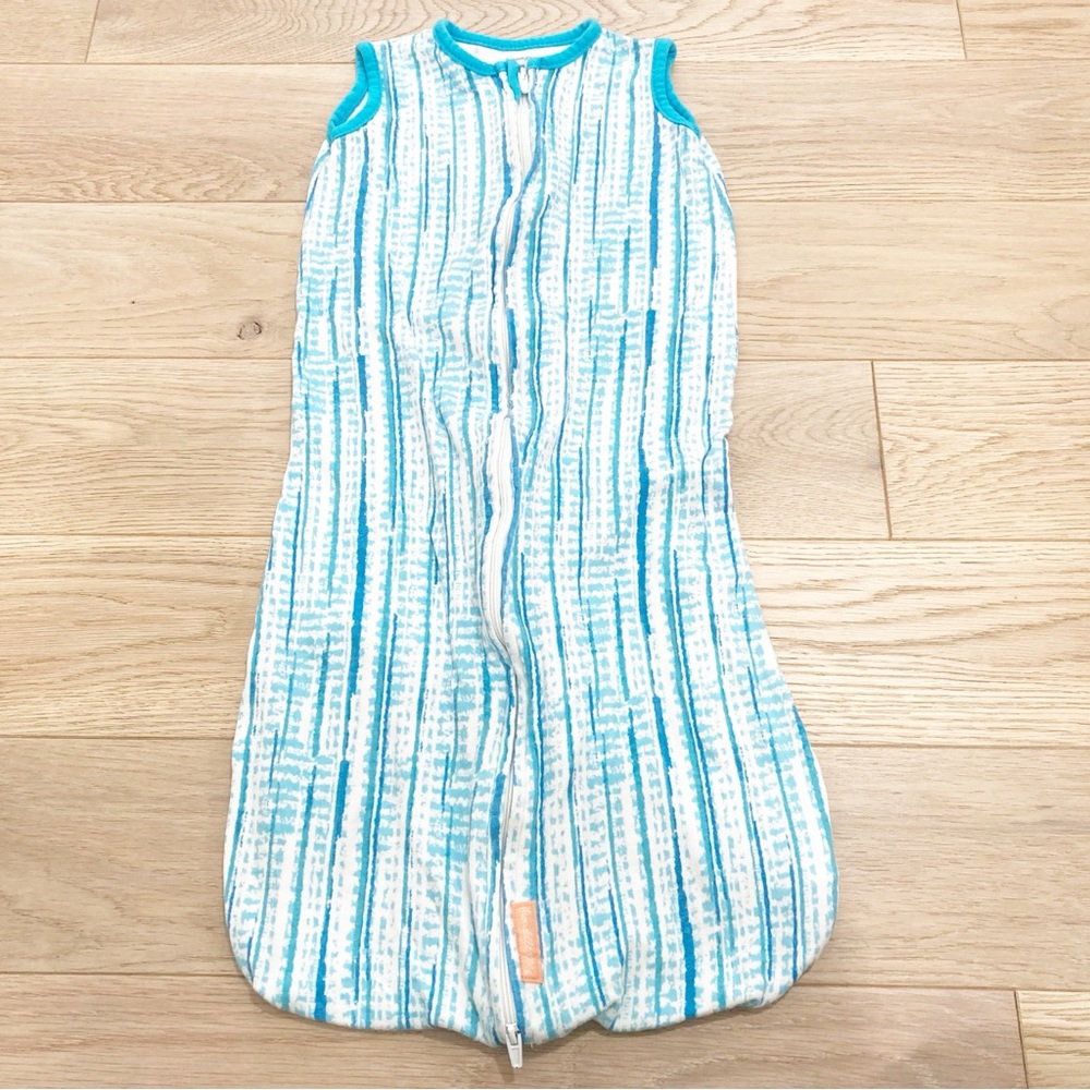 SwaddleMe Teal and White Sleep Sack